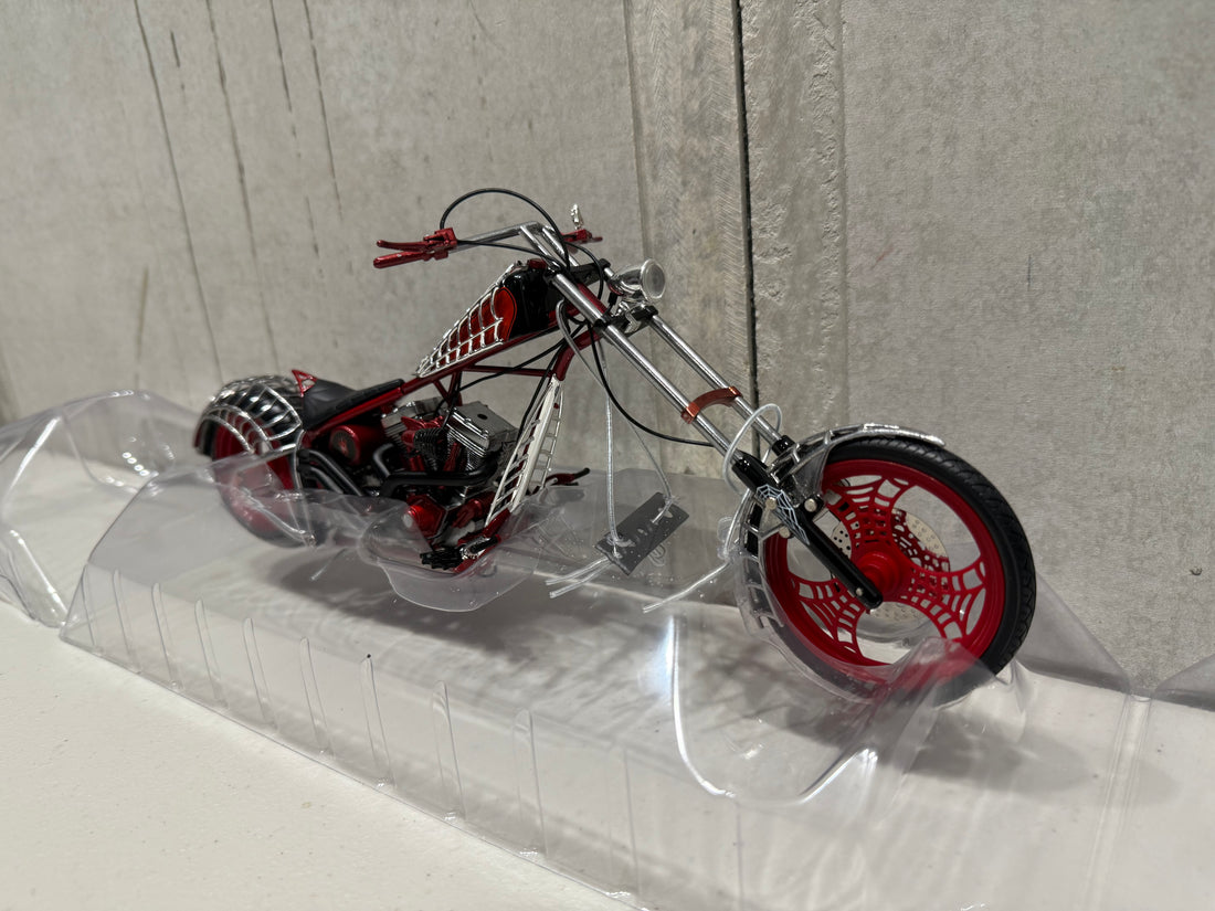 ORANGE COUNTY CHOPPERS - AMERICAN CHOPPER - BLACK WIDOW - 1:10 SCALE DIECAST
