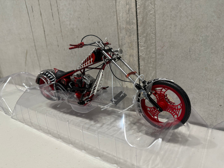 ORANGE COUNTY CHOPPERS - AMERICAN CHOPPER - BLACK WIDOW - 1:10 SCALE DIECAST