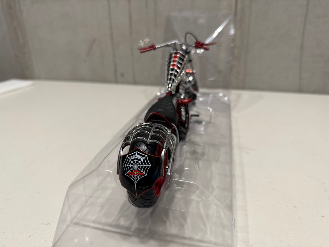 ORANGE COUNTY CHOPPERS - AMERICAN CHOPPER - BLACK WIDOW - 1:10 SCALE DIECAST