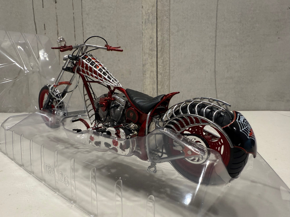 ORANGE COUNTY CHOPPERS - AMERICAN CHOPPER - BLACK WIDOW - 1:10 SCALE DIECAST