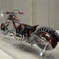 ORANGE COUNTY CHOPPERS - AMERICAN CHOPPER - BLACK WIDOW - 1:10 SCALE DIECAST