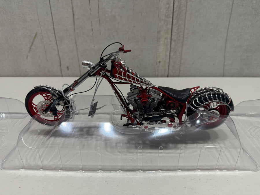 ORANGE COUNTY CHOPPERS - AMERICAN CHOPPER - BLACK WIDOW - 1:10 SCALE DIECAST