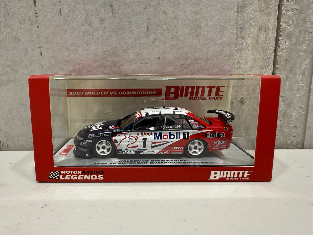 HOLDEN VS COMMODORE #1 CRAIG LOWNDES ATCC REVERSE LIVERY (1999) - 1:43 SCALE DIECAST MODEL - BIANTE
