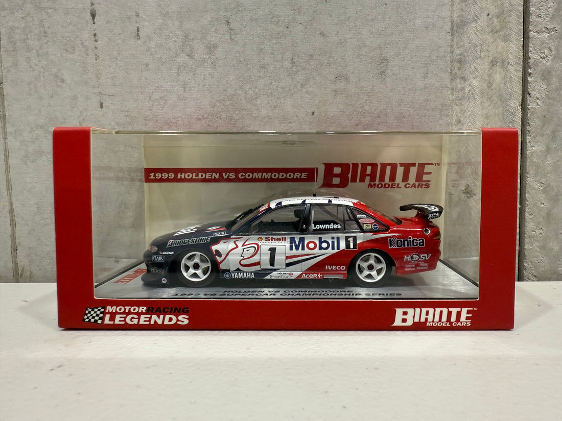 HOLDEN VS COMMODORE #1 CRAIG LOWNDES ATCC REVERSE LIVERY (1999) - 1:43 SCALE DIECAST MODEL - BIANTE