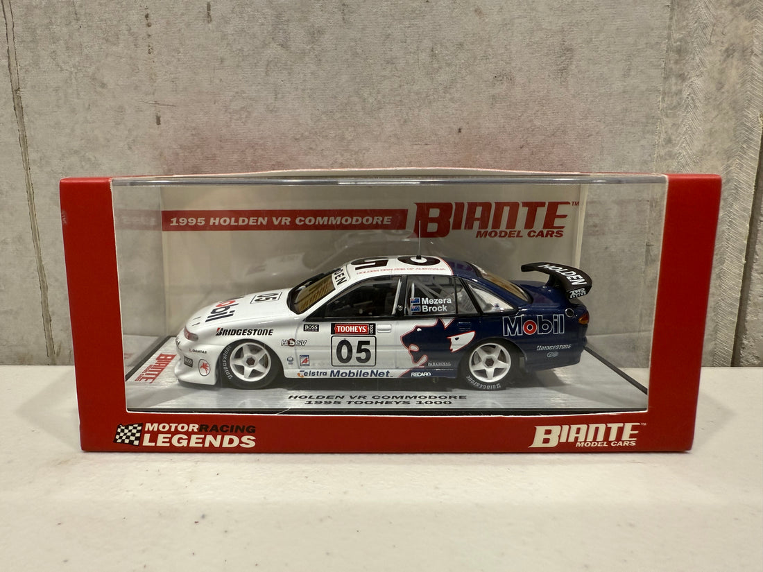 1995 PETER BROCK/MEZERA - HOLDEN RACING TEAM - 1:43 SCALE DIECAST MODEL - BIANTE