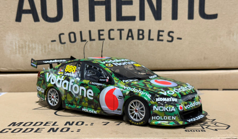 CRAIG LOWNDES' YEAR 2011 SUCROGEN TOWNSVILLE 400 TEAMVODAFONE VE SERIES II COMMODORE - 1:18 SCALE DIECAST MODEL