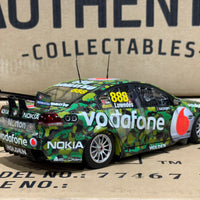 CRAIG LOWNDES' YEAR 2011 SUCROGEN TOWNSVILLE 400 TEAMVODAFONE VE SERIES II COMMODORE - 1:18 SCALE DIECAST MODEL