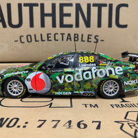 CRAIG LOWNDES' YEAR 2011 SUCROGEN TOWNSVILLE 400 TEAMVODAFONE VE SERIES II COMMODORE - 1:18 SCALE DIECAST MODEL