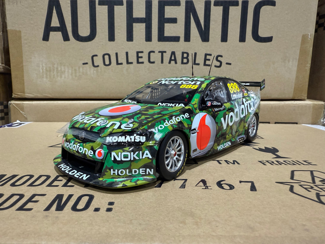 CRAIG LOWNDES' YEAR 2011 SUCROGEN TOWNSVILLE 400 TEAMVODAFONE VE SERIES II COMMODORE - 1:18 SCALE DIECAST MODEL