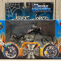 MUSCLE MACHINES - JESS JAMES - CFJ- RIGID - SONS OF ANARCHY - WEST COAST CHOPPERS - 1:18 SCALE DIECAST MODEL MODEL
