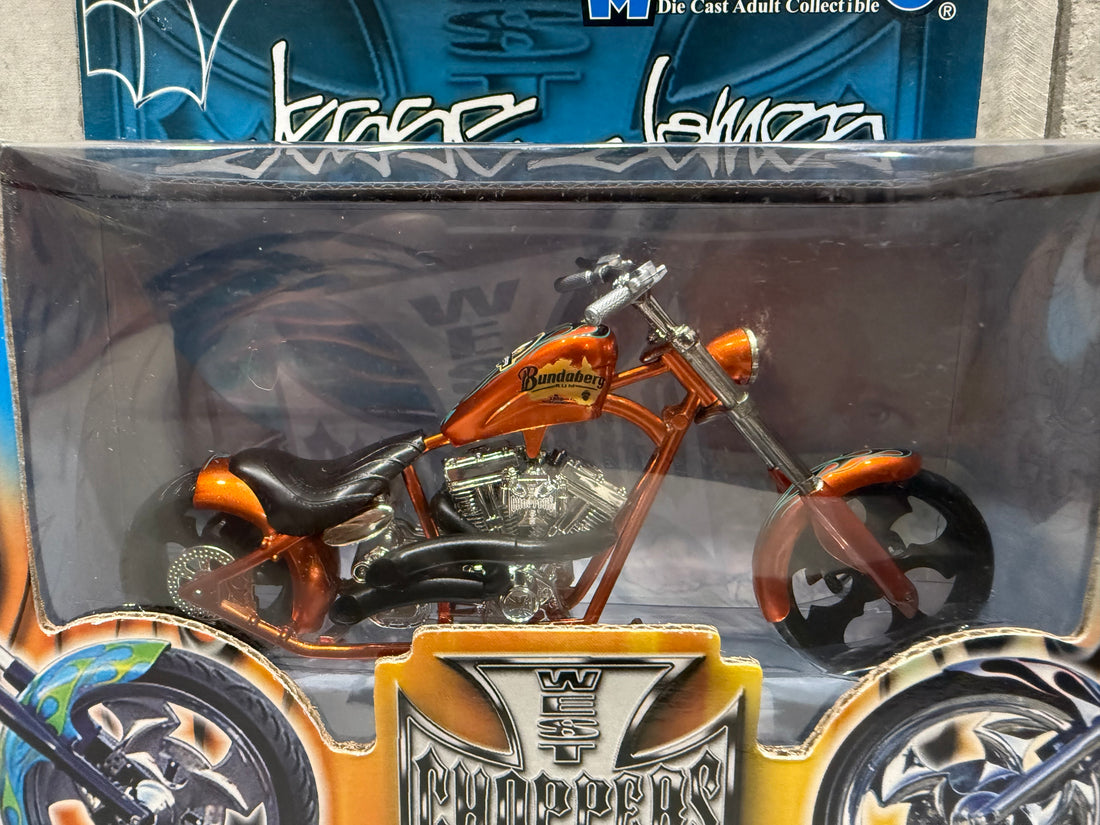 MUSCLE MACHINES - JESS JAMES - EL DIABLO - RIGID - BUNDABERG - WEST COAST CHOPPERS - 1:18 SCALE DIECAST MODEL