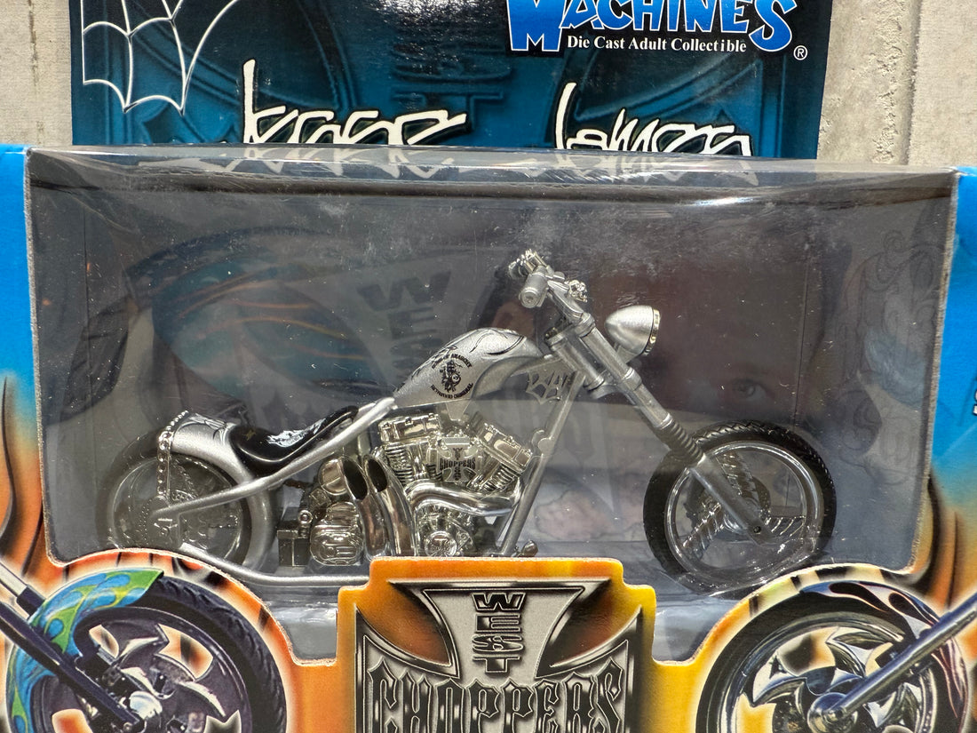 MUSCLE MACHINES - JESS JAMES - CFJ- RIGID - SONS OF ANARCHY - WEST COAST CHOPPERS - 1:18 SCALE DIECAST MODEL MODEL