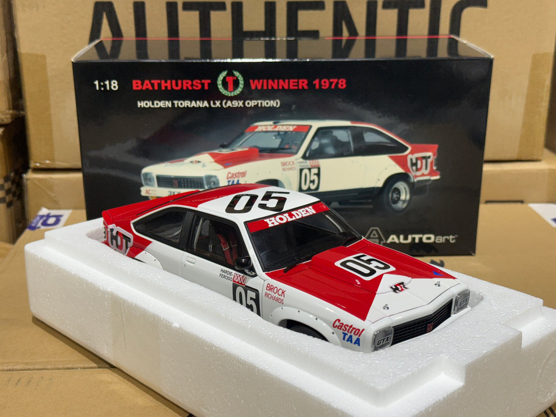 1978 Bathurst Winner - Peter Brock - Holden LX A9X Torana - 1:18 Scale Diecast Model - AUTOart