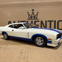 Ford XC Falcon Cobra Option 96 - White w/Blue Stripes - 1:18 Scale Diecast Model