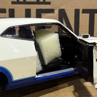 Ford XC Falcon Cobra Option 96 - White w/Blue Stripes - 1:18 Scale Diecast Model