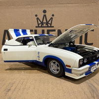 Ford XC Falcon Cobra Option 96 - White w/Blue Stripes - 1:18 Scale Diecast Model