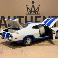Ford XC Falcon Cobra Option 96 - White w/Blue Stripes - 1:18 Scale Diecast Model