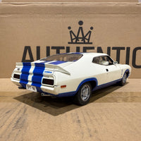 Ford XC Falcon Cobra Option 96 - White w/Blue Stripes - 1:18 Scale Diecast Model