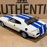 Ford XC Falcon Cobra Option 96 - White w/Blue Stripes - 1:18 Scale Diecast Model