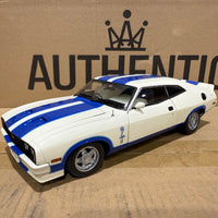 Ford XC Falcon Cobra Option 96 - White w/Blue Stripes - 1:18 Scale Diecast Model