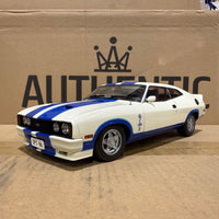 Ford XC Falcon Cobra Option 96 - White w/Blue Stripes - 1:18 Scale Diecast Model