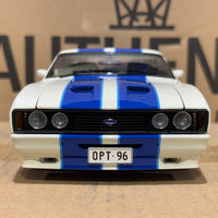 Ford XC Falcon Cobra Option 96 - White w/Blue Stripes - 1:18 Scale Diecast Model