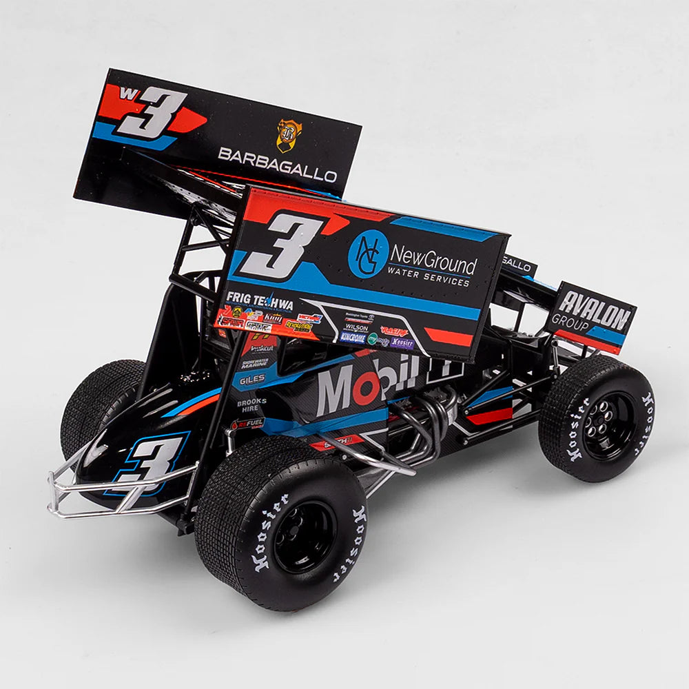 Callum Williamson - Williamson Motorsport #3 Sprintcar - 2024 High Limit International: Perth - 1:18 Scale Diecast Model - Authentic Collectables