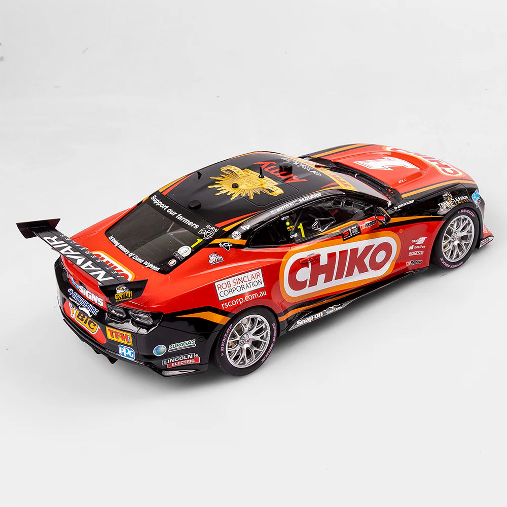 Brodie Kostecki & Todd Hazelwood - Erebus Motorsport #1 Chevrolet Camaro ZL1 - 2024 Bathurst 1000 Winner - 1:12 Scale Model - Authentic Collectables