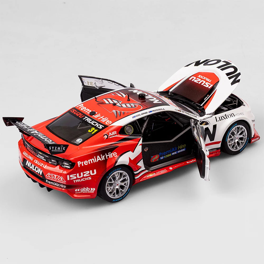 James Golding / David Russell - PremiAir Nulon Racing #31 Chevrolet Camaro ZL1 - 2024 Sandown 500 3rd Place (First Supercars Podium) - 1:18 Scale Diecast Model - Authentic Collectables