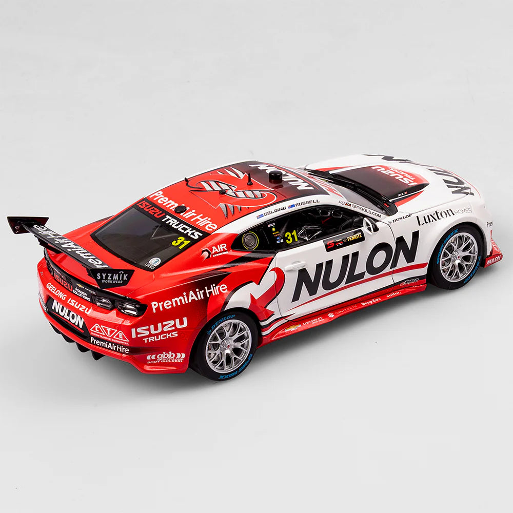 James Golding / David Russell - PremiAir Nulon Racing #31 Chevrolet Camaro ZL1 - 2024 Sandown 500 3rd Place (First Supercars Podium) - 1:18 Scale Diecast Model - Authentic Collectables