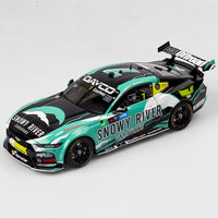 James Courtney - Snowy River Racing #7 Ford Mustang GT - 2024 Supercars Championship Season - 1:18 Scale Diecast Model - AUTHENTIC COLLECTABLES