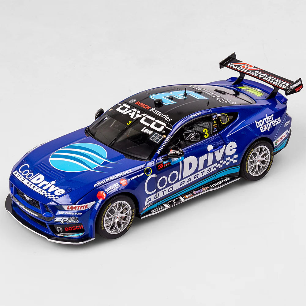 Aaron Love - CoolDrive Racing #3 Ford Mustang GT - 2024 Supercars Championship Season - 1:18 Scale Diecast Model - AUTHENTIC COLLECTABLES