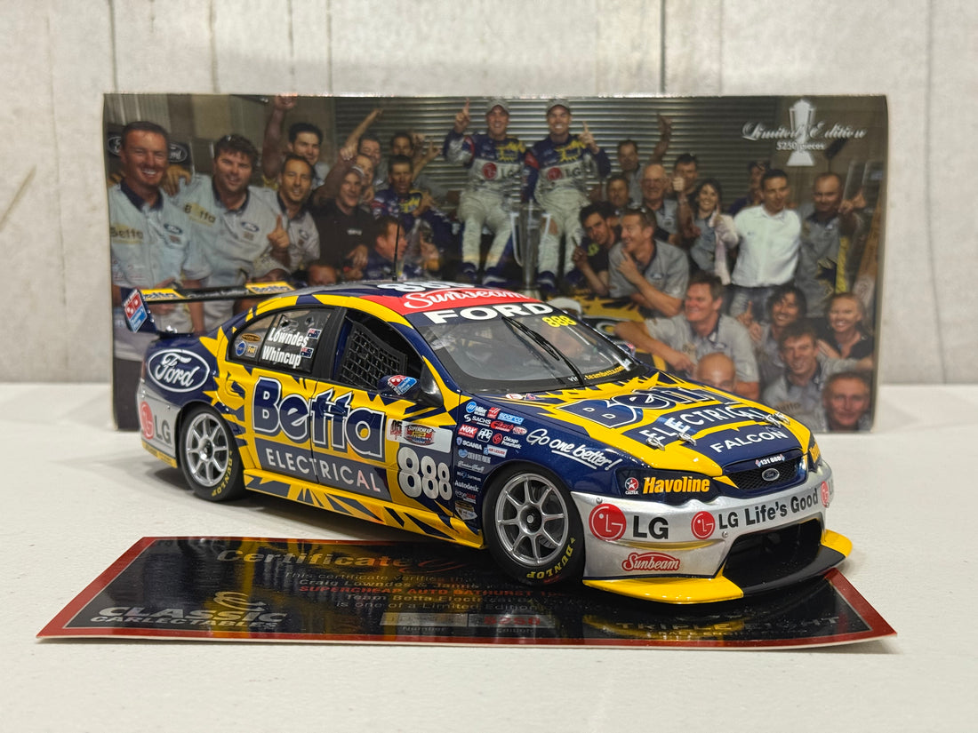2006 Bathurst 1000 Lowndes/Wincup Ford BA Falcon - Triple Eight Race Engineering - 1:18 Scale Diecast Model