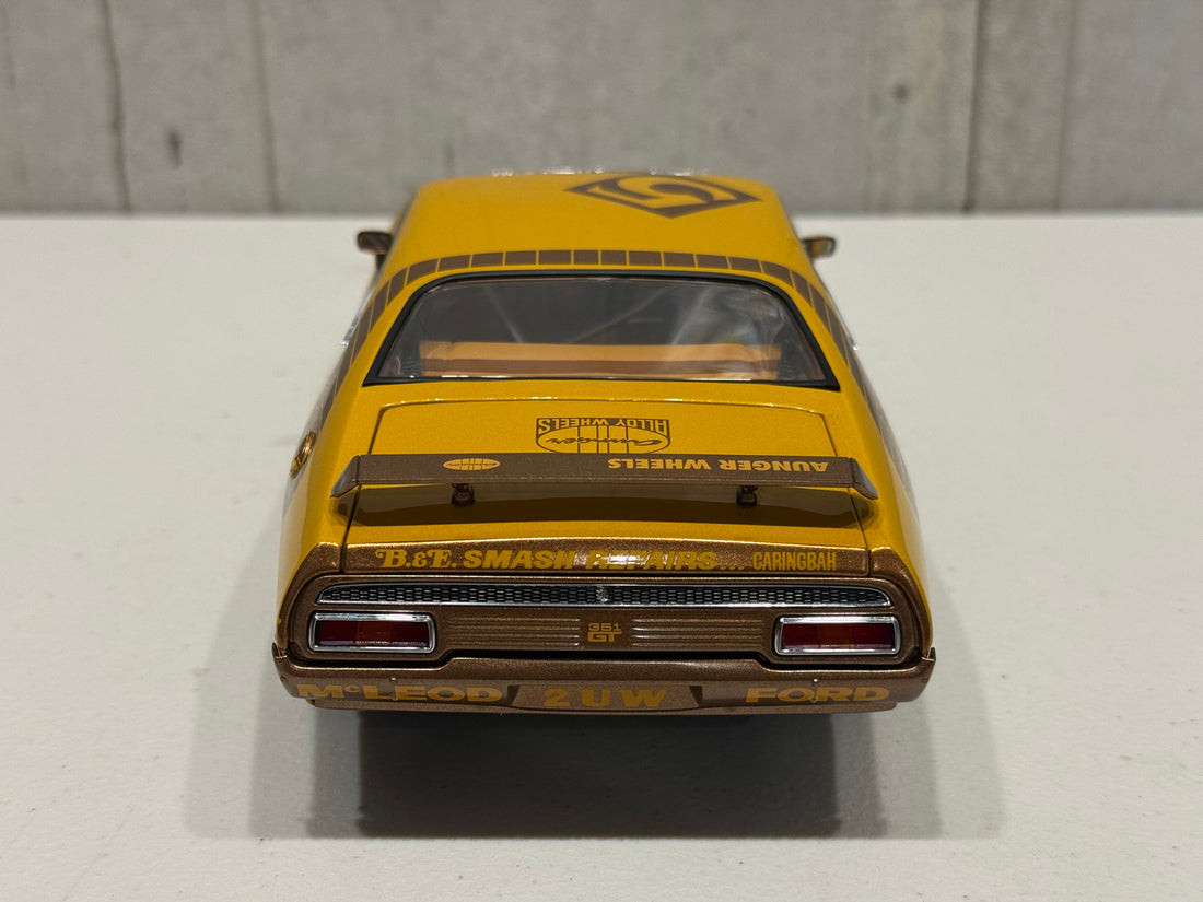FORD XA FALCON GT 1974 BATHURST WINNER 50TH ANNIVERSARY GOLD LIVERY - 1:18 SCALE DIECAST MODEL