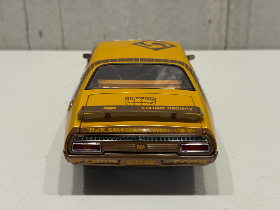 FORD XA FALCON GT 1974 BATHURST WINNER 50TH ANNIVERSARY GOLD LIVERY - 1:18 SCALE DIECAST MODEL