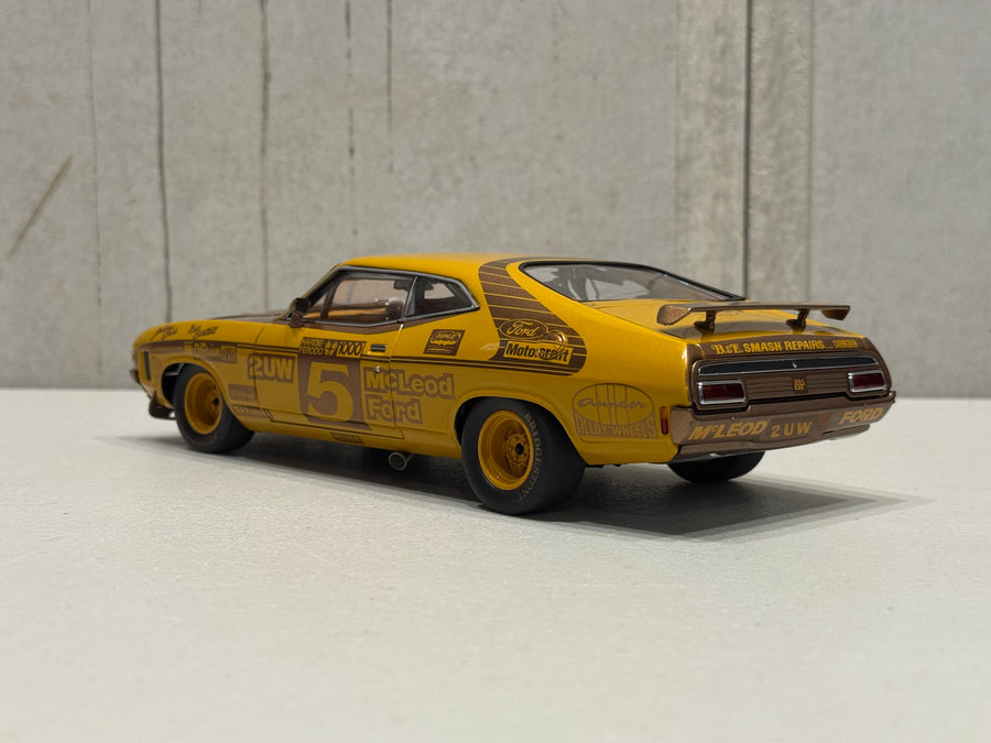 FORD XA FALCON GT 1974 BATHURST WINNER 50TH ANNIVERSARY GOLD LIVERY - 1:18 SCALE DIECAST MODEL