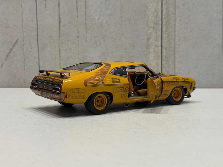 FORD XA FALCON GT 1974 BATHURST WINNER 50TH ANNIVERSARY GOLD LIVERY - 1:18 SCALE DIECAST MODEL