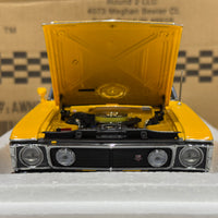 FORD XW FALCON GTHO PHASE 2 - YELLOW W/BLACK STRIPES - 1:18 SCALE DIECAST MODEL - BIANTE/AUTOART
