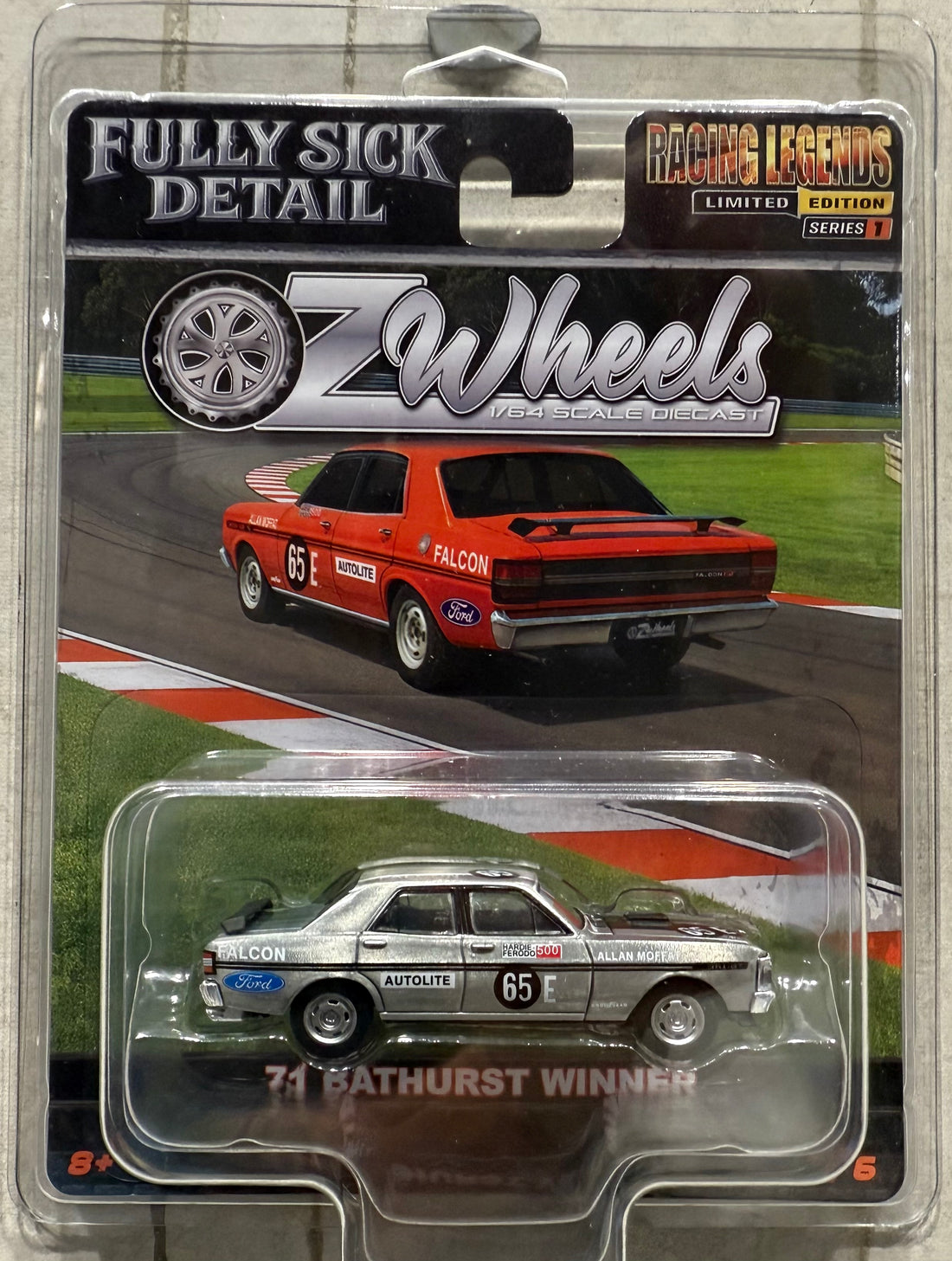OZ WHEELS - 71 BATHURST WINNER - ALLAN MOFFAT - RAW CHASE EDITION FSD SERVES 1 - 1:64 SCALE DIECAST MODEL