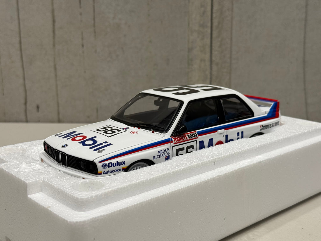 1988 BATHURST - PETER BROCK/JIM RICHARDS - BMW M3 - 1:18 SCALE DIECAST MODEL - AUTOart