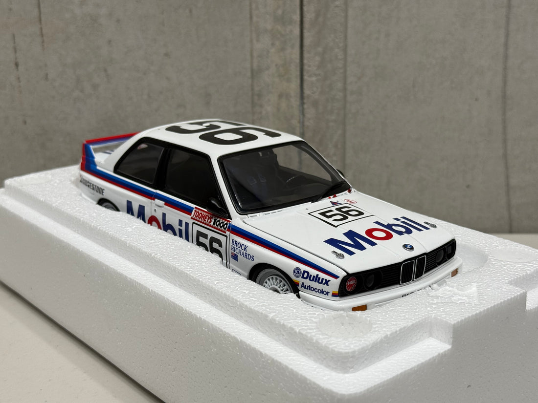 1988 BATHURST - PETER BROCK/JIM RICHARDS - BMW M3 - 1:18 SCALE DIECAST MODEL - AUTOart