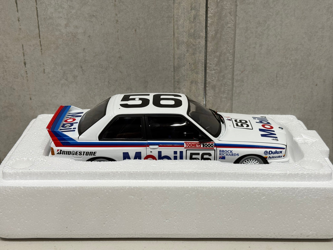 1988 BATHURST - PETER BROCK/JIM RICHARDS - BMW M3 - 1:18 SCALE DIECAST MODEL - AUTOart