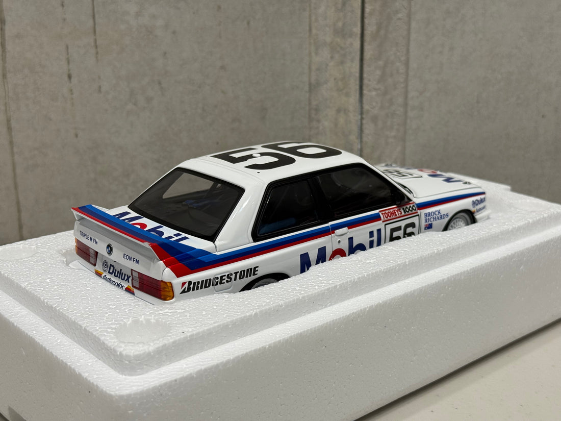 1988 BATHURST - PETER BROCK/JIM RICHARDS - BMW M3 - 1:18 SCALE DIECAST MODEL - AUTOart