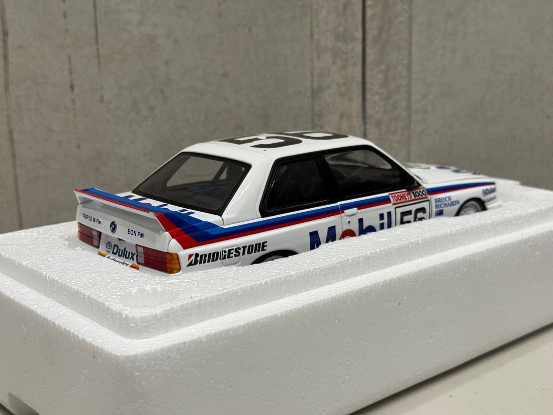 1988 BATHURST - PETER BROCK/JIM RICHARDS - BMW M3 - 1:18 SCALE DIECAST MODEL - AUTOart