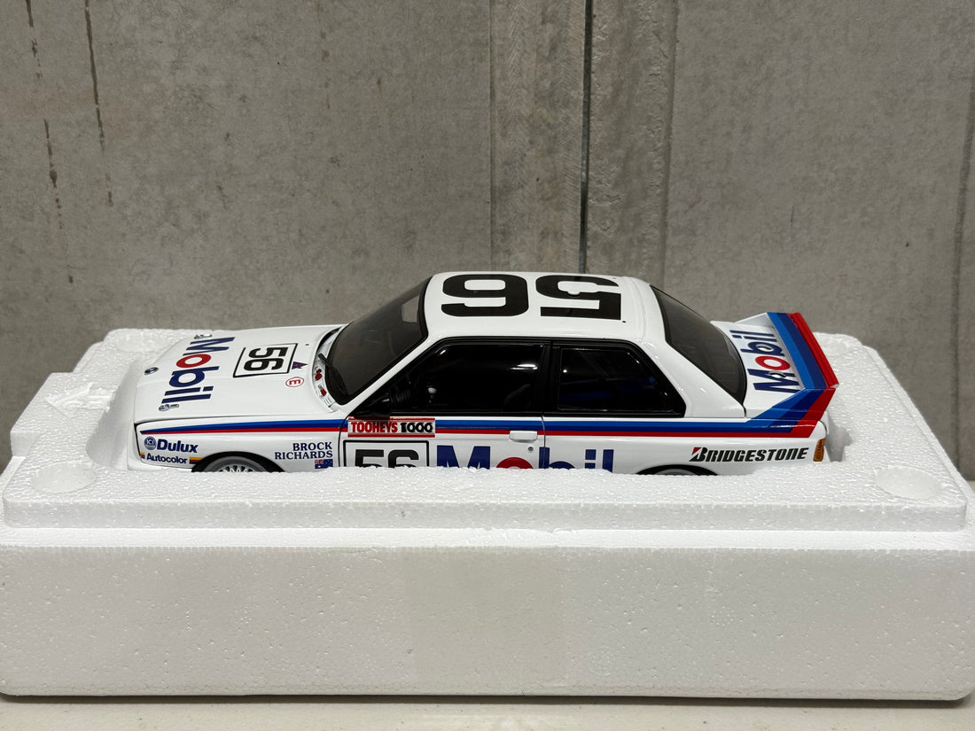 1988 BATHURST - PETER BROCK/JIM RICHARDS - BMW M3 - 1:18 SCALE DIECAST MODEL - AUTOart