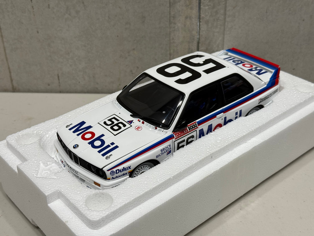 1988 BATHURST - PETER BROCK/JIM RICHARDS - BMW M3 - 1:18 SCALE DIECAST MODEL - AUTOart