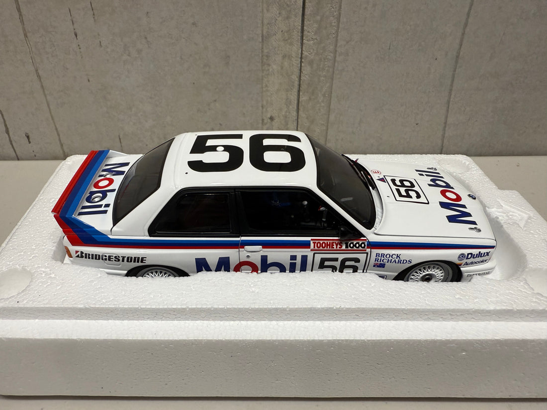 1988 BATHURST - PETER BROCK/JIM RICHARDS - BMW M3 - 1:18 SCALE DIECAST MODEL - AUTOart