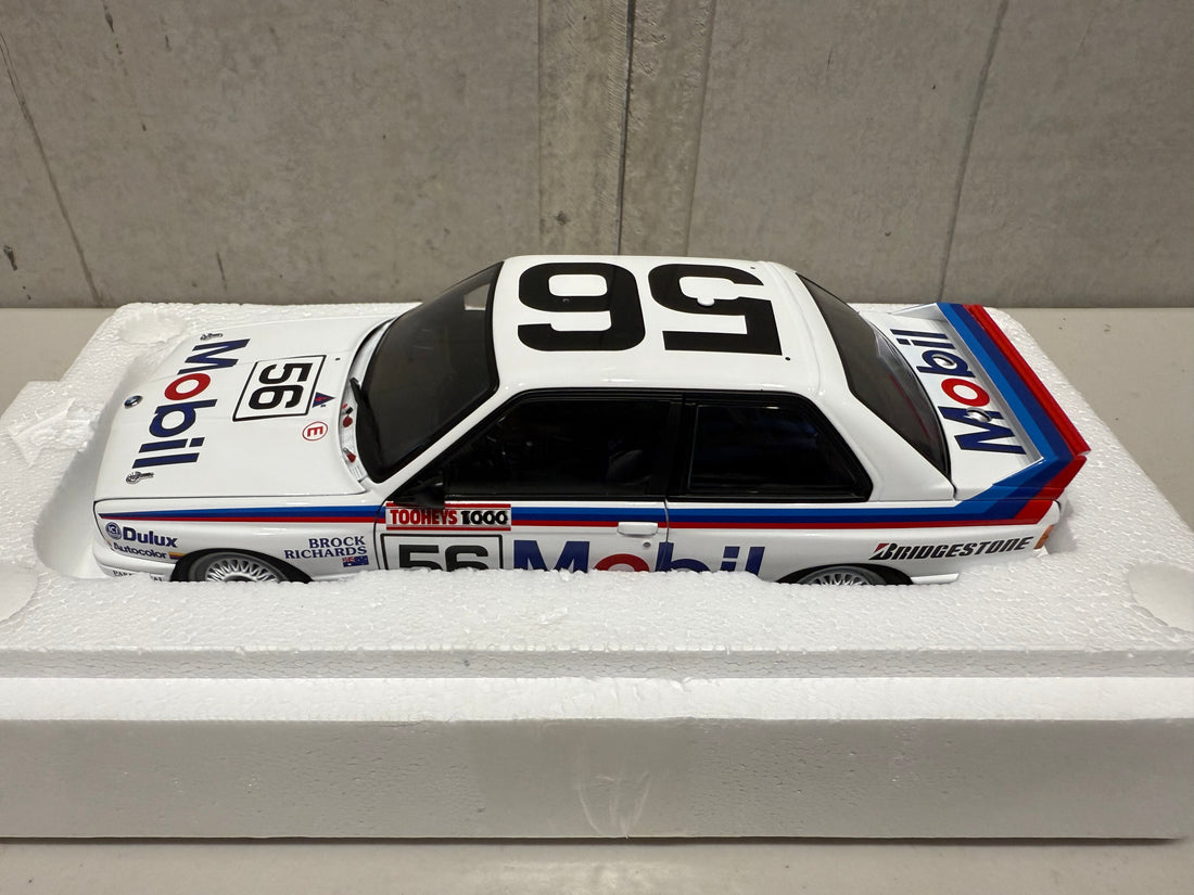 1988 BATHURST - PETER BROCK/JIM RICHARDS - BMW M3 - 1:18 SCALE DIECAST MODEL - AUTOart