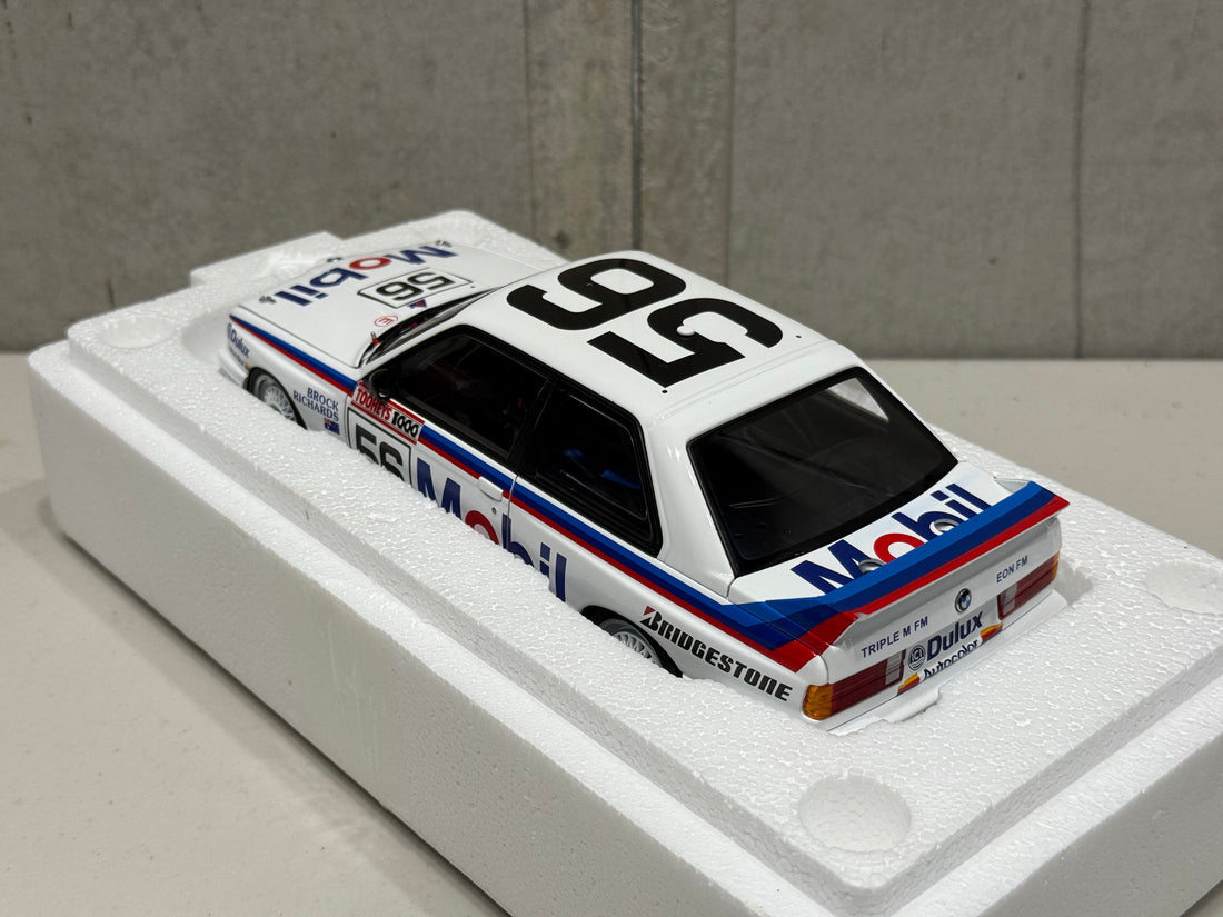 1988 BATHURST - PETER BROCK/JIM RICHARDS - BMW M3 - 1:18 SCALE DIECAST MODEL - AUTOart