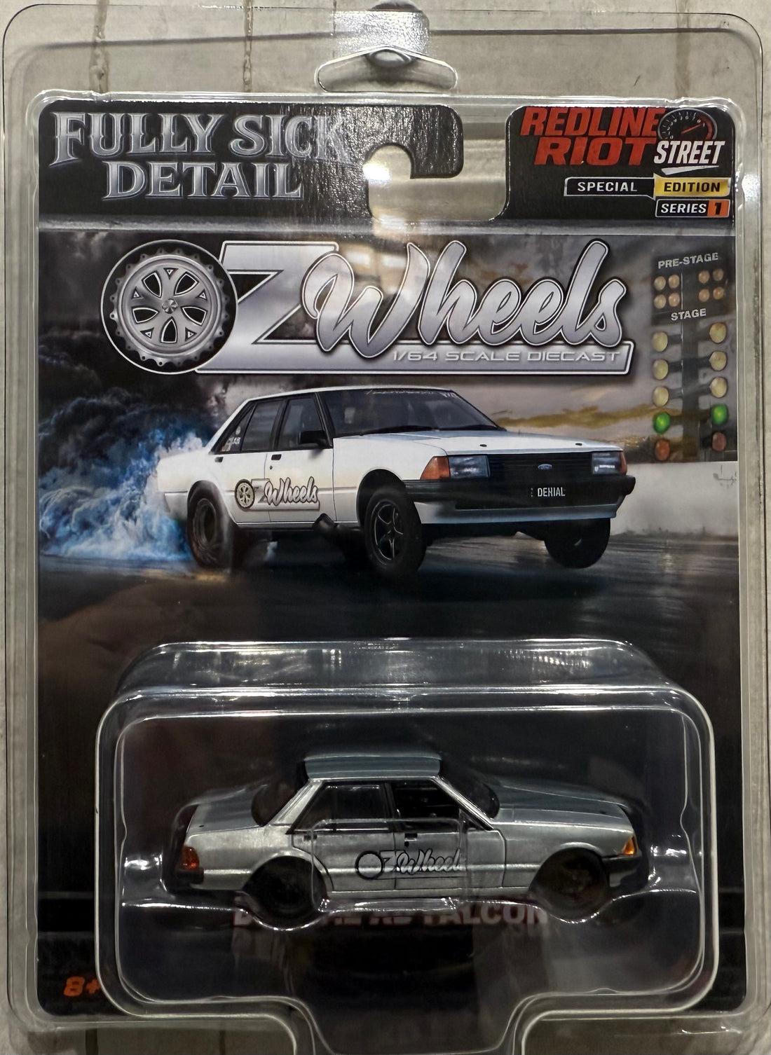 OZ WHEELS - DENTIAL XD FALCON - RAW CHASE EDTION - FSD SERIES 1 - 1:64 SCALE DIECAST